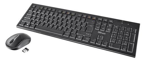 TRUST FND NOLA WIRELESS KEYBOARD & MOUSE